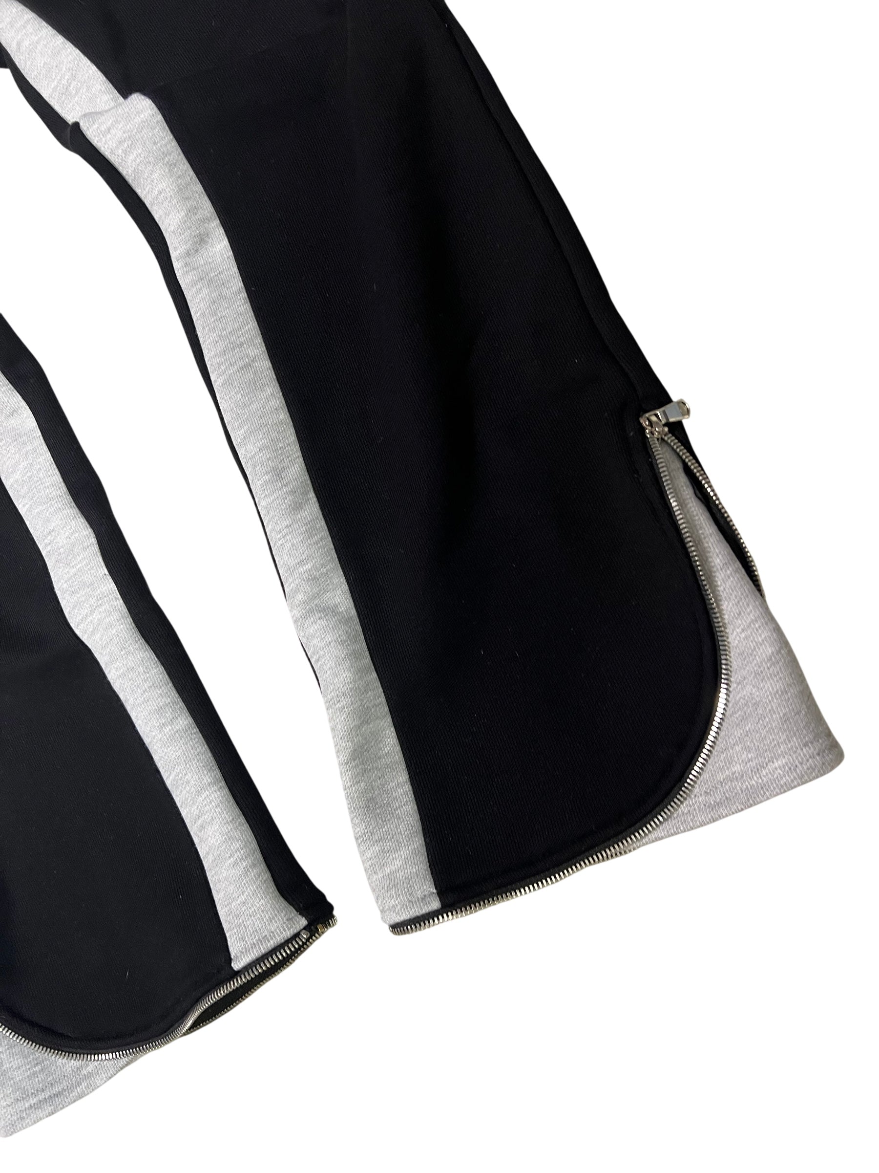 Zip Flared Sweatpants