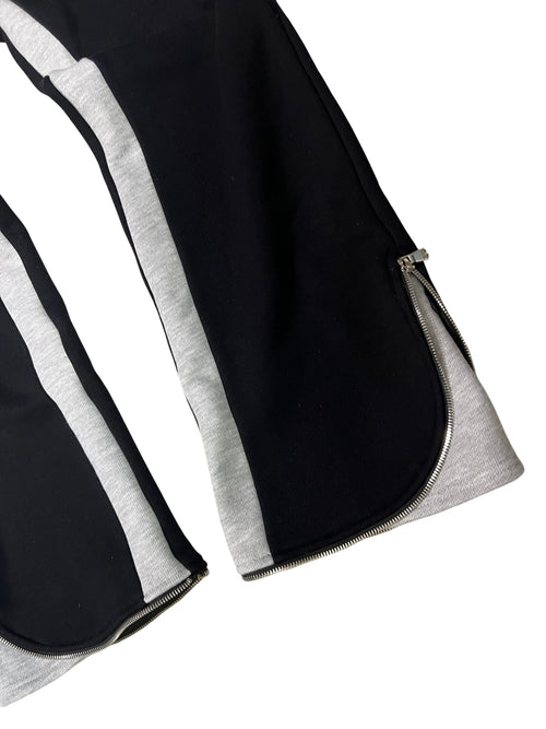 Zip Flared Sweatpants